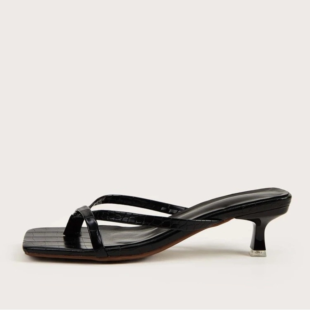 Y2K Strappy Kitten Heel Sandal
